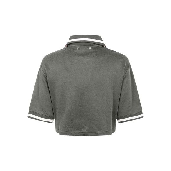 Golden Goose Women Cotton Cropped Polo Shirt